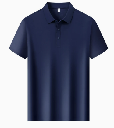 Men's Premium Ice Silk Polo Shirt | Quick Dry & Breathable | Business Casual & Light Sports